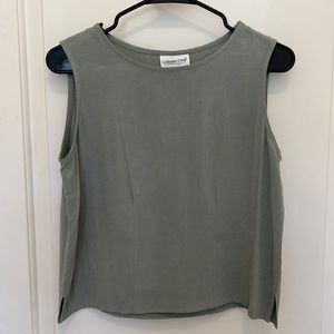 Small green tencel tank